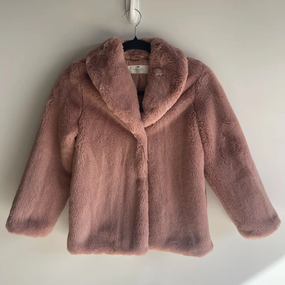 H&M Blush Teddy Jacket - Picture 2 of 7